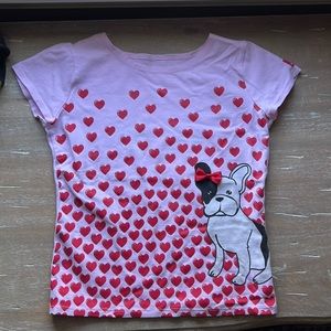 American Girl heart tee